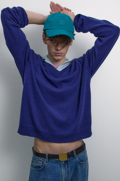 BACK PIXEL LOGO BALL CAP TEAL GREEN