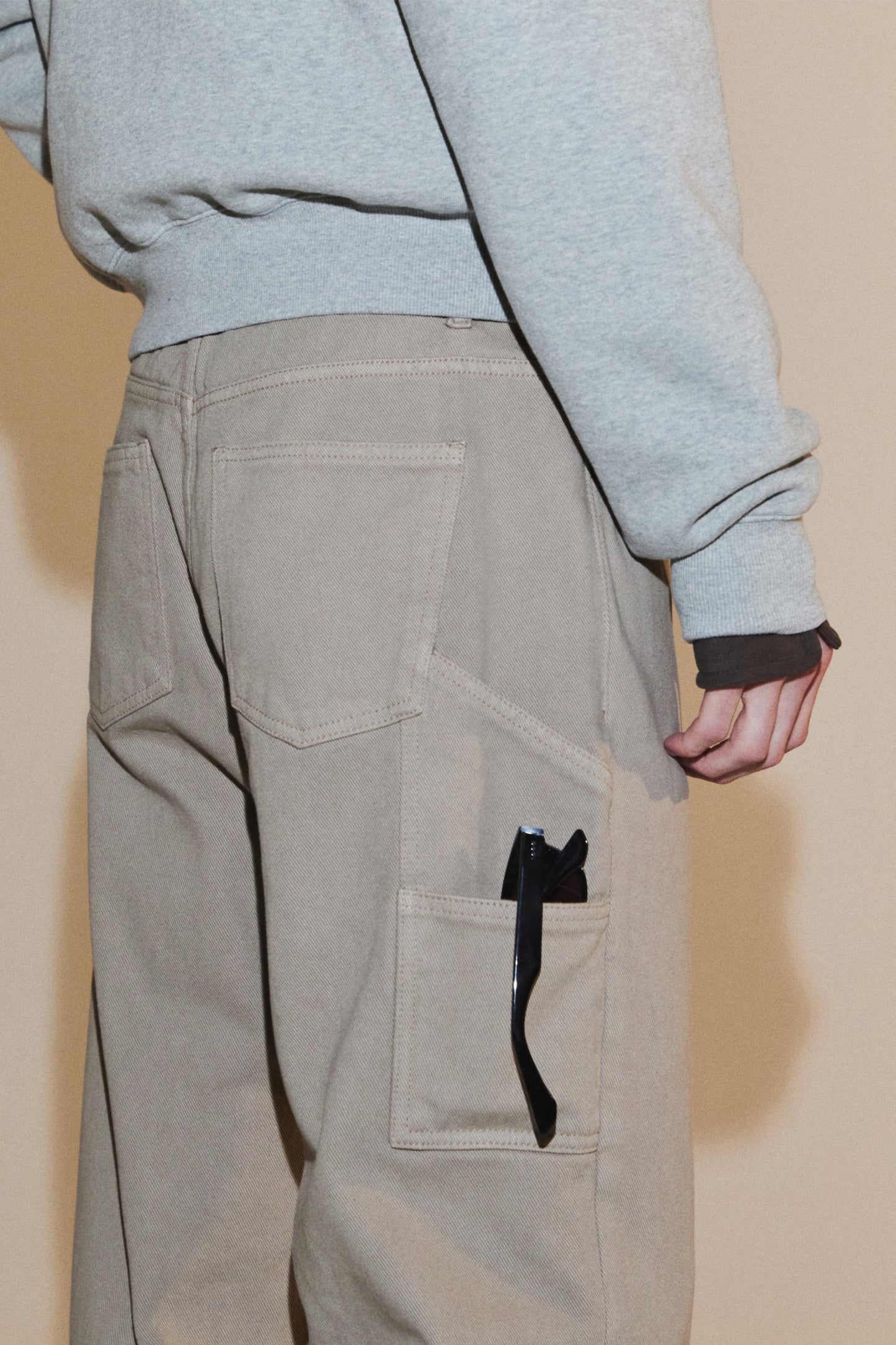 EASY UNIFORM PANTS BEIGE(WOMEN'S)