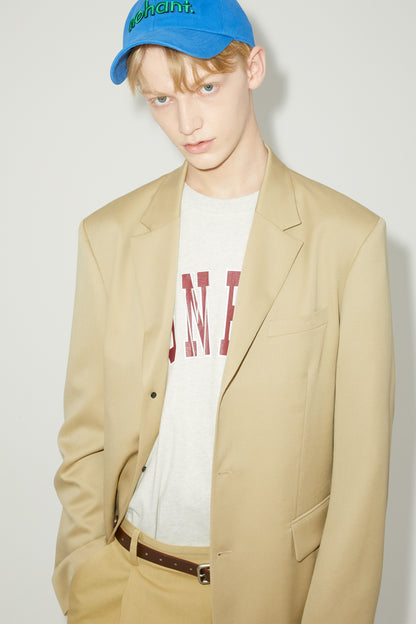 LONELY/LOVELY SHORT SLEEVE T SHIRT OATMEAL