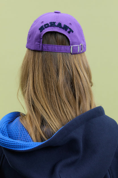 BACK PIXEL LOGO BALL CAP PURPLE