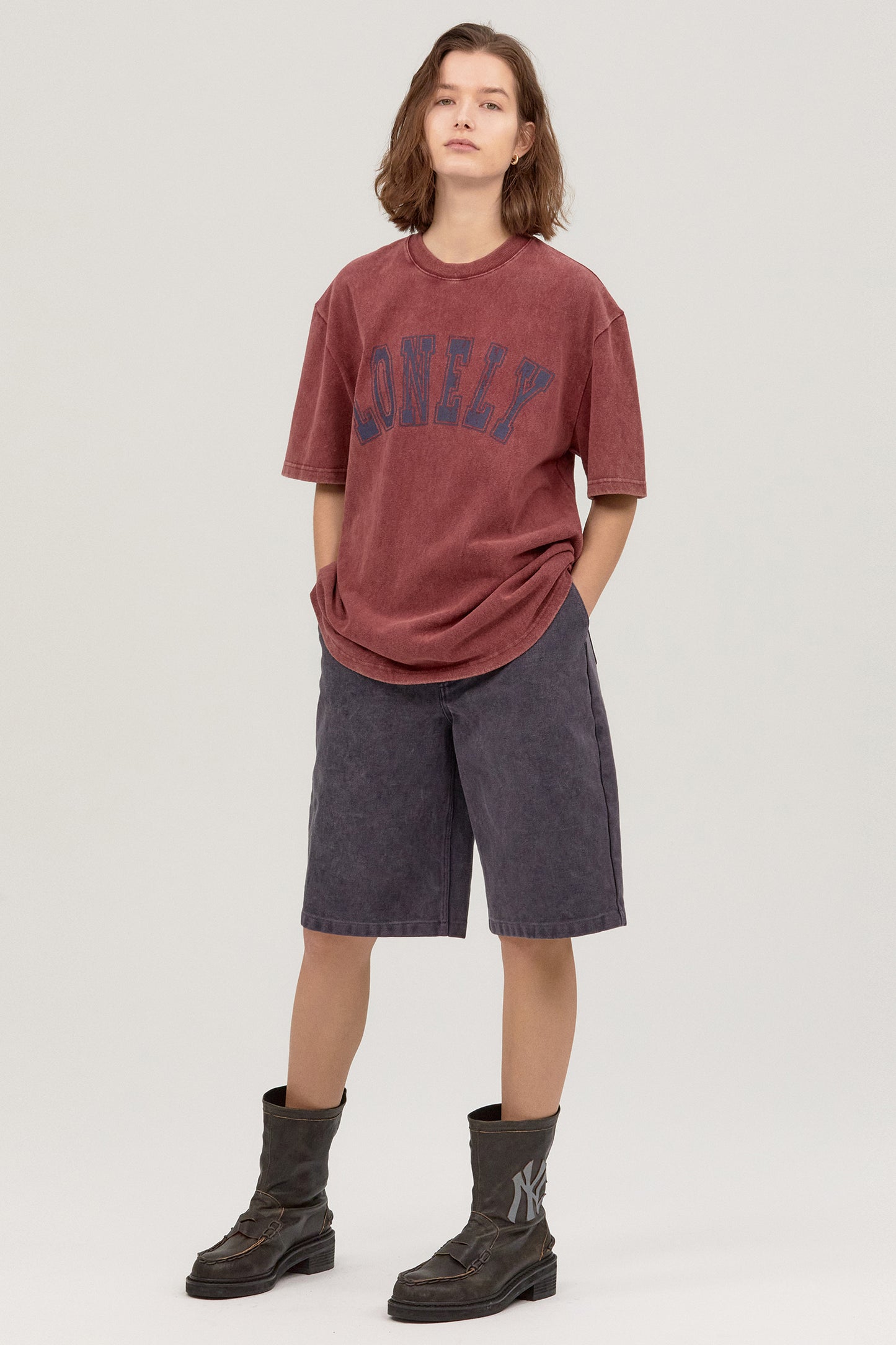 NYC REGULAR FIT WORK SHORTS NAVY
