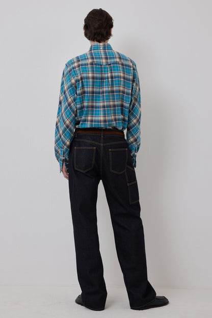 IVY WESTERN SHIRT BLUE