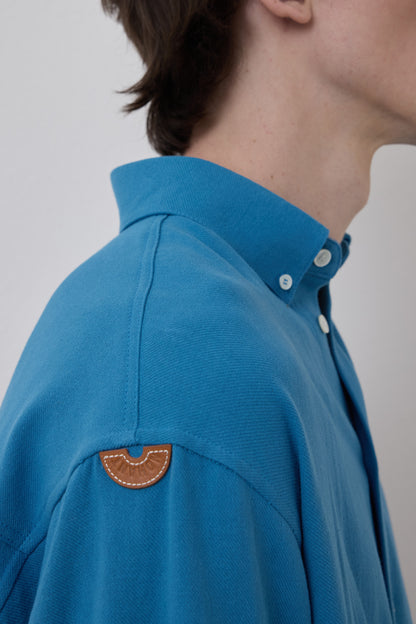 WORN-IN BUTTON DOWN SHIRT BLUE