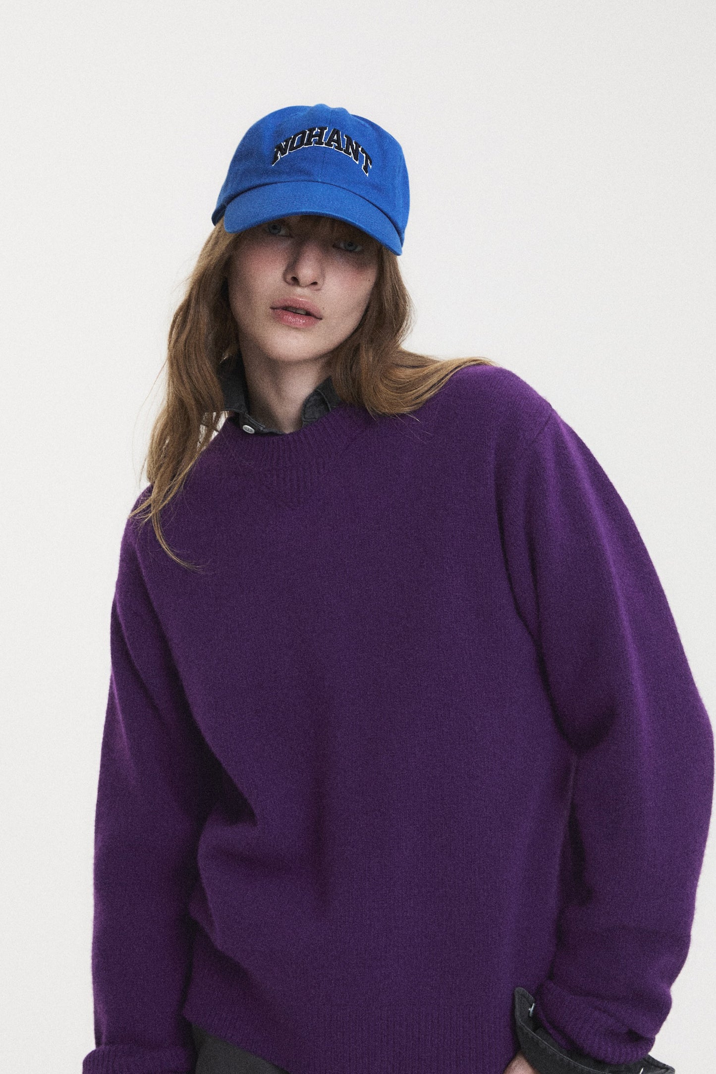 ARCH EMBROIDERY LOGO BALL CAP BLUE