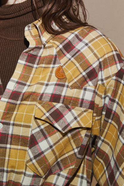 IVY WESTERN SHIRT YELLOW