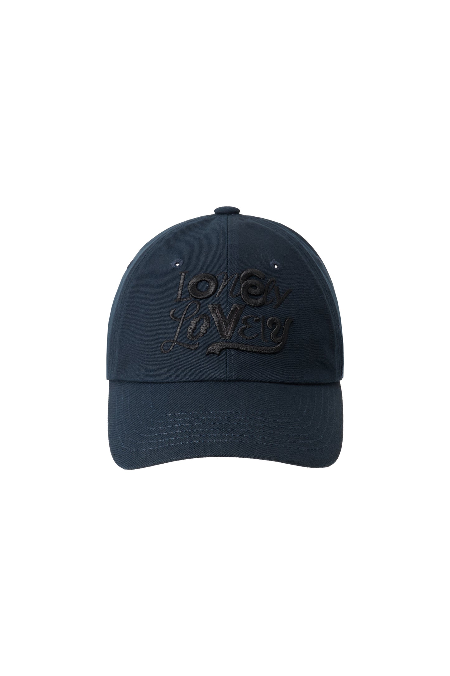 LNLV DOODLE LOGO BALL CAP NAVY(STANDARD FIT)