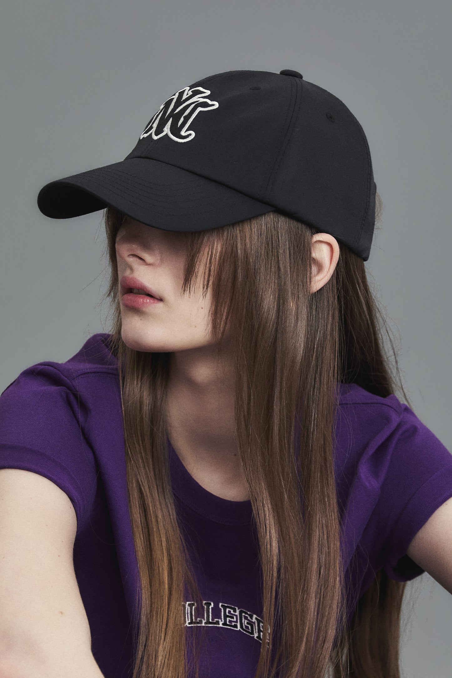 NYC NYLON BALL CAP BLACK