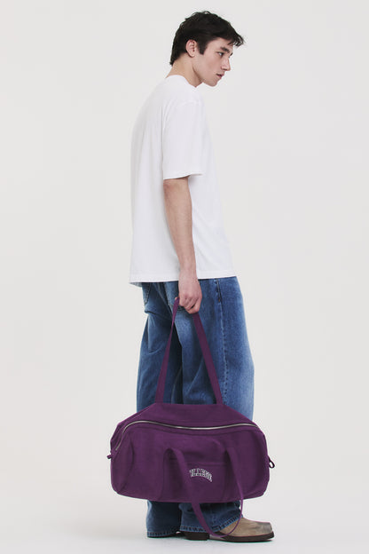 CANVAS DUFFEL BAG PURPLE