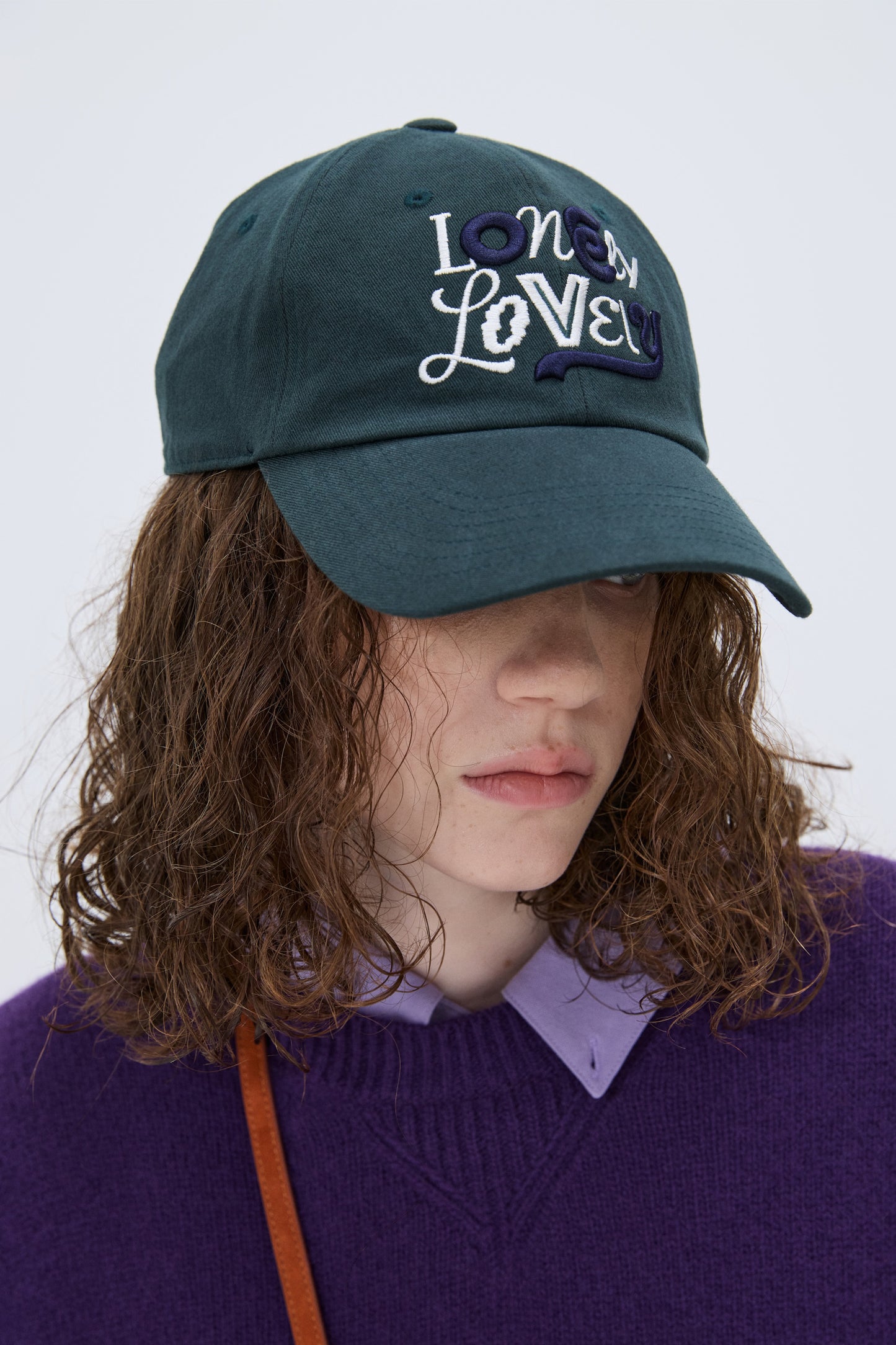 LNLV DOODLE LOGO BALL CAP GREEN(STANDARD FIT)