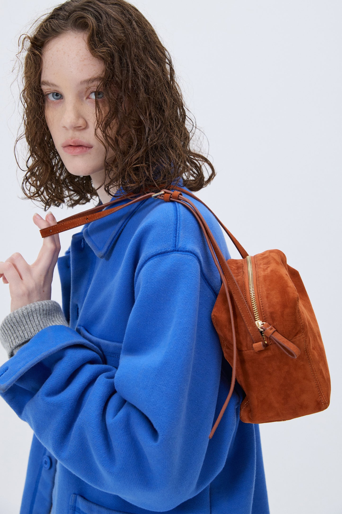 WASHED HEAVYWEIGHT FRENCH JACKET BLUE