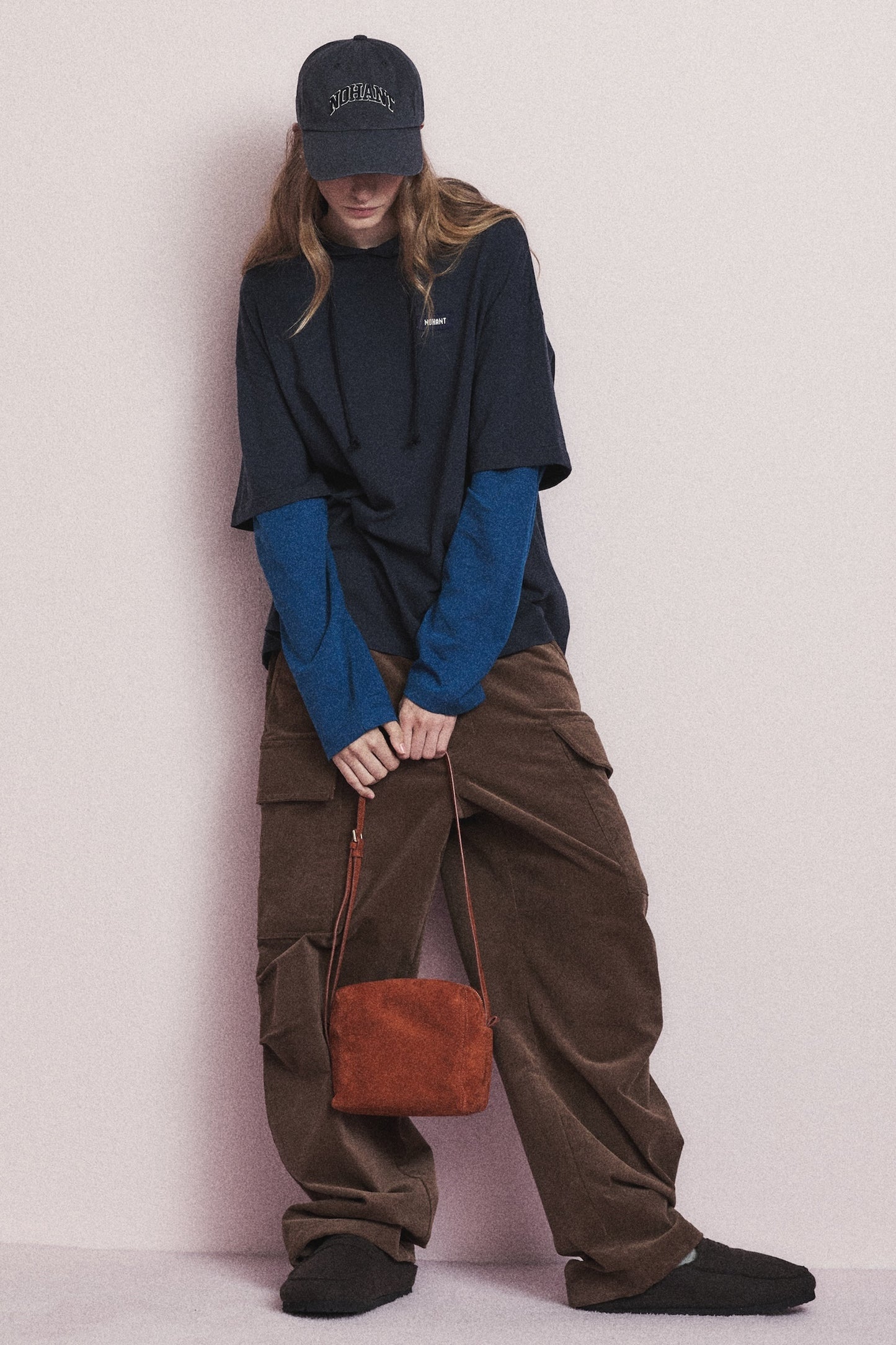 SUEDE PICNIC BAG CAMEL