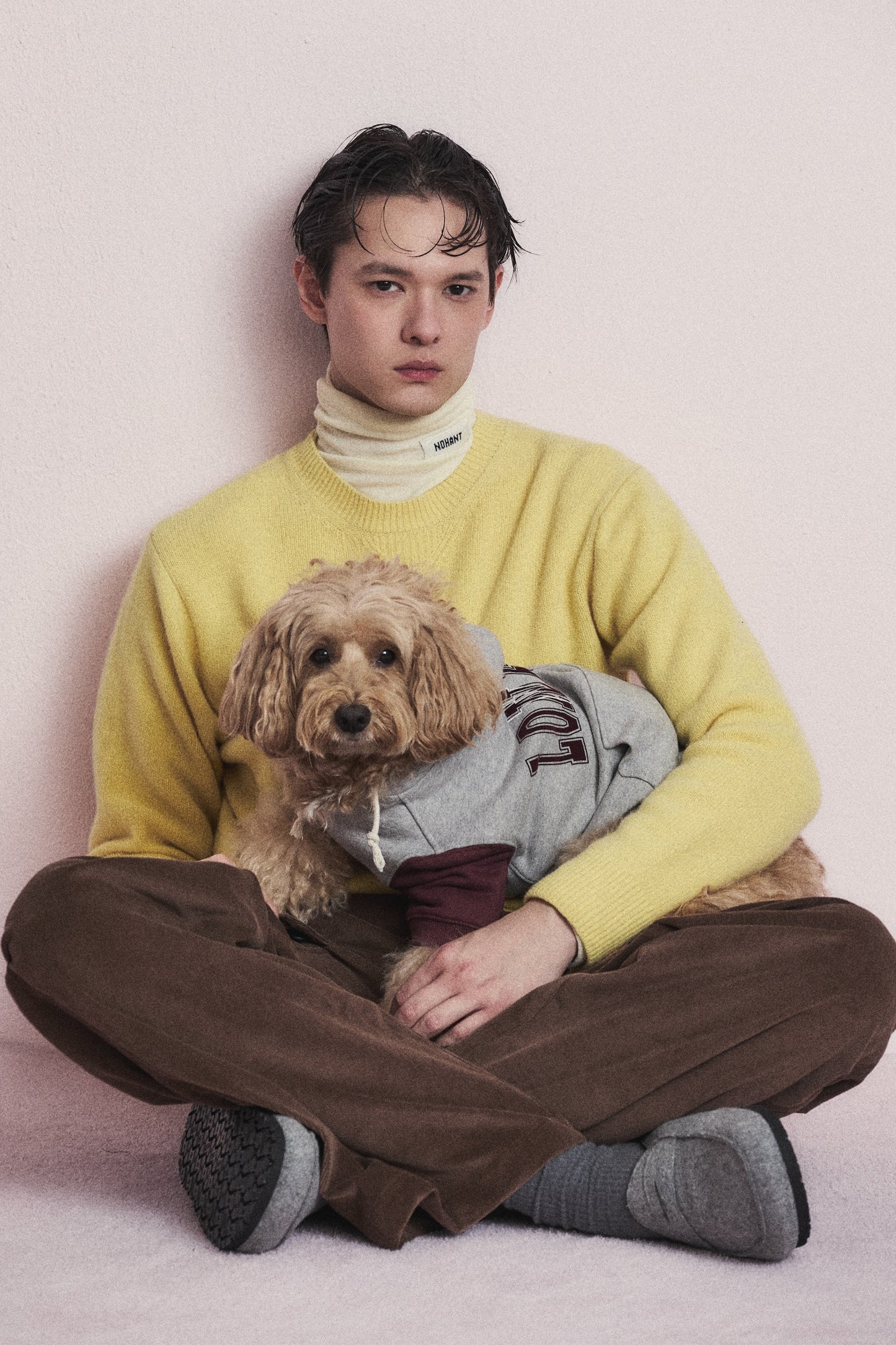 PET LONELY/LOVELY HOODIE GRAY