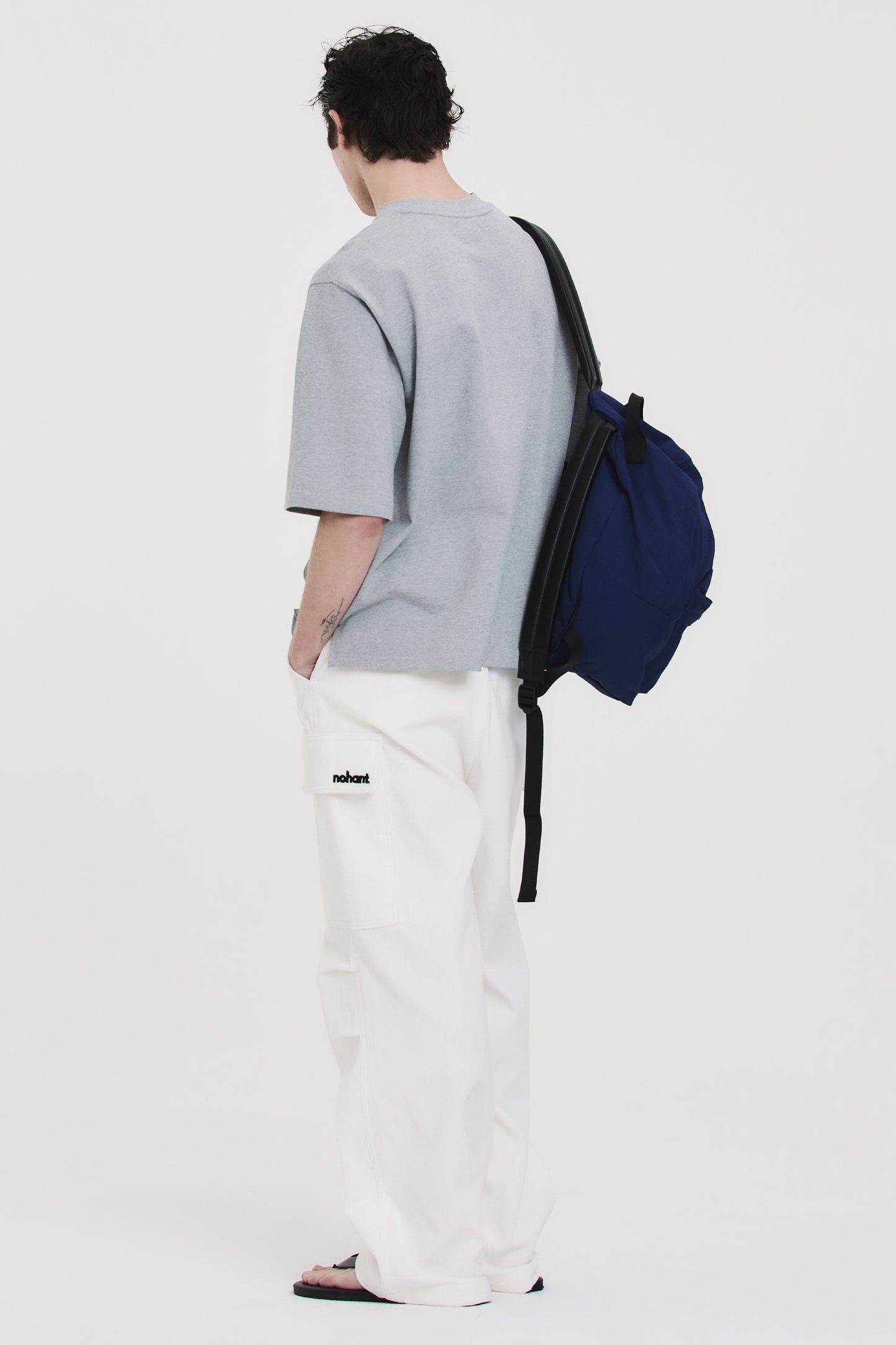 LONELY/LOVELY STRUCTURED T-SHIRT GRAY