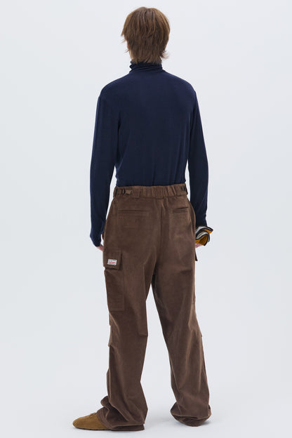 SOFT TURTLENECK T-SHIRT NAVY