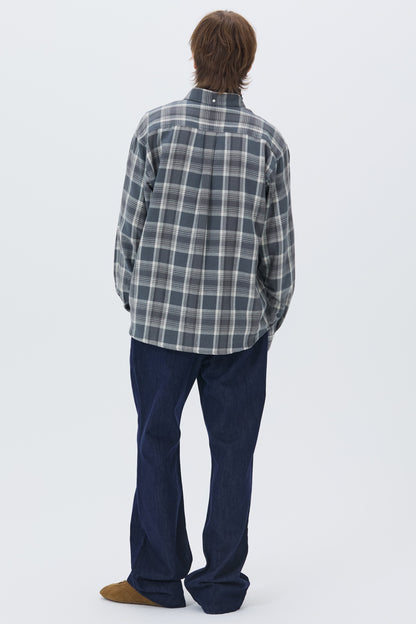 WESTERN CHECK SHIRT GRAY