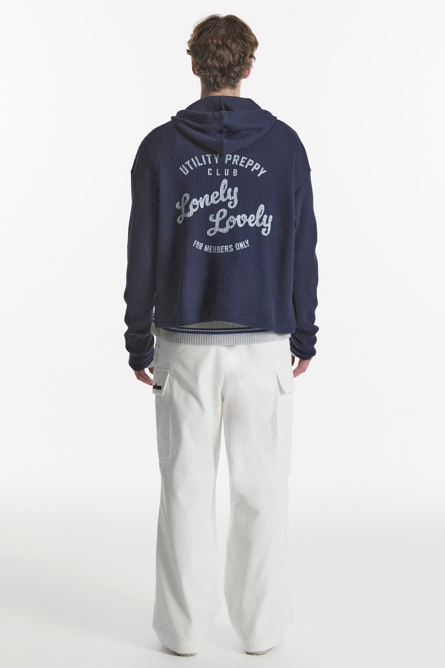 CORDUROY CARGO PANTS WHITE