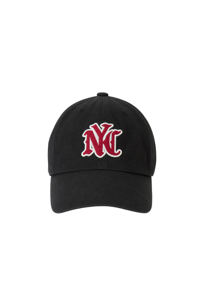 NYC FELT LOGO BALL CAP BLACK