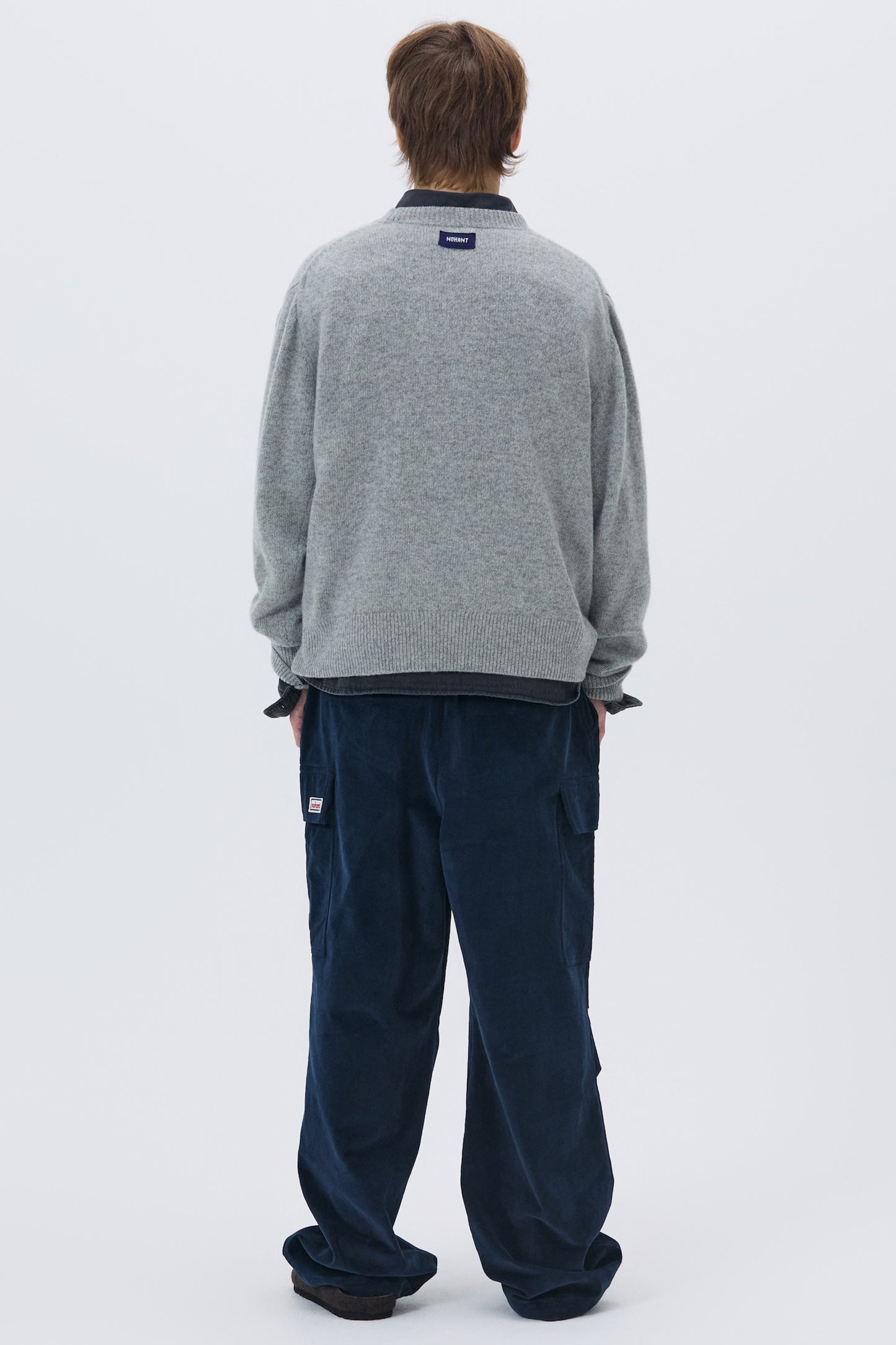 ESSENTIAL CASHMERE KNIT SWEATER GRAY