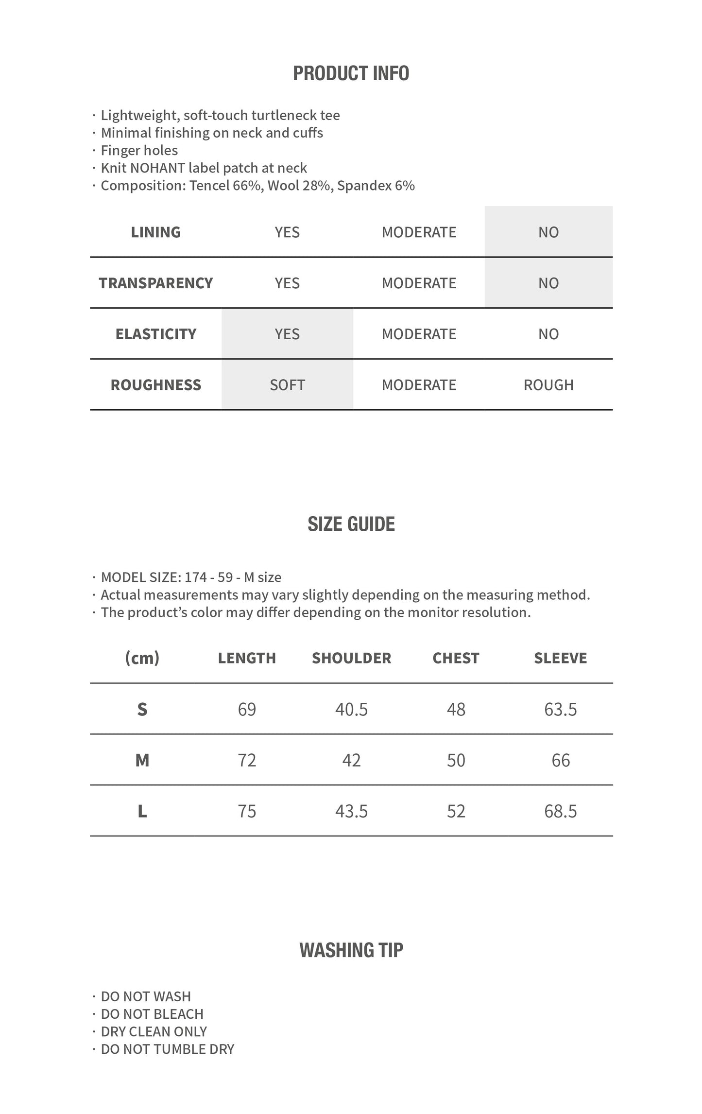 SOFT TURTLENECK T-SHIRT BROWN