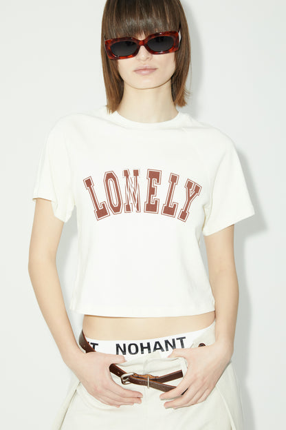 LONELY/LOVELY BABY T SHIRT CREAM