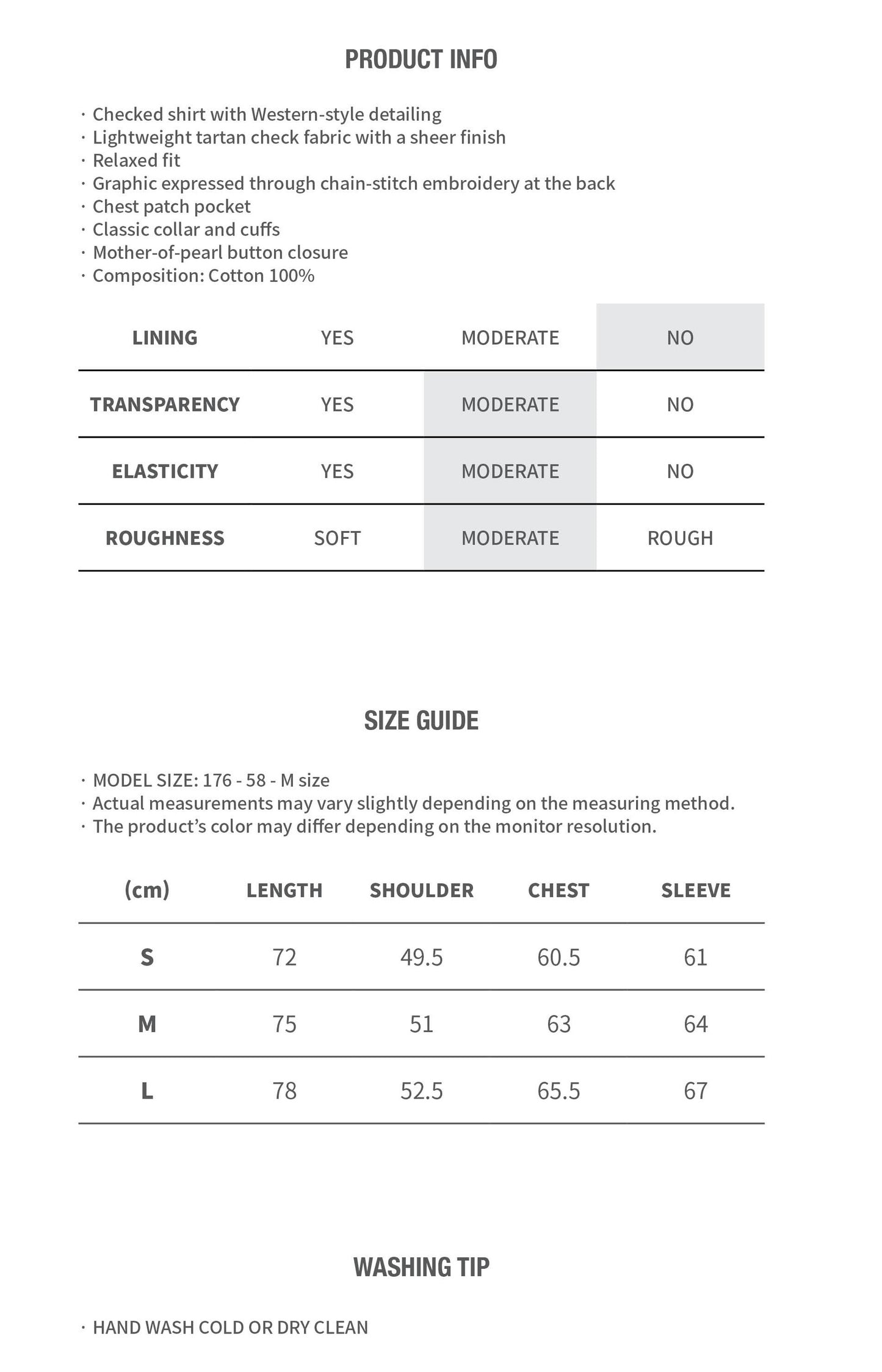 SOFT SHEER CHECK SHIRT RED