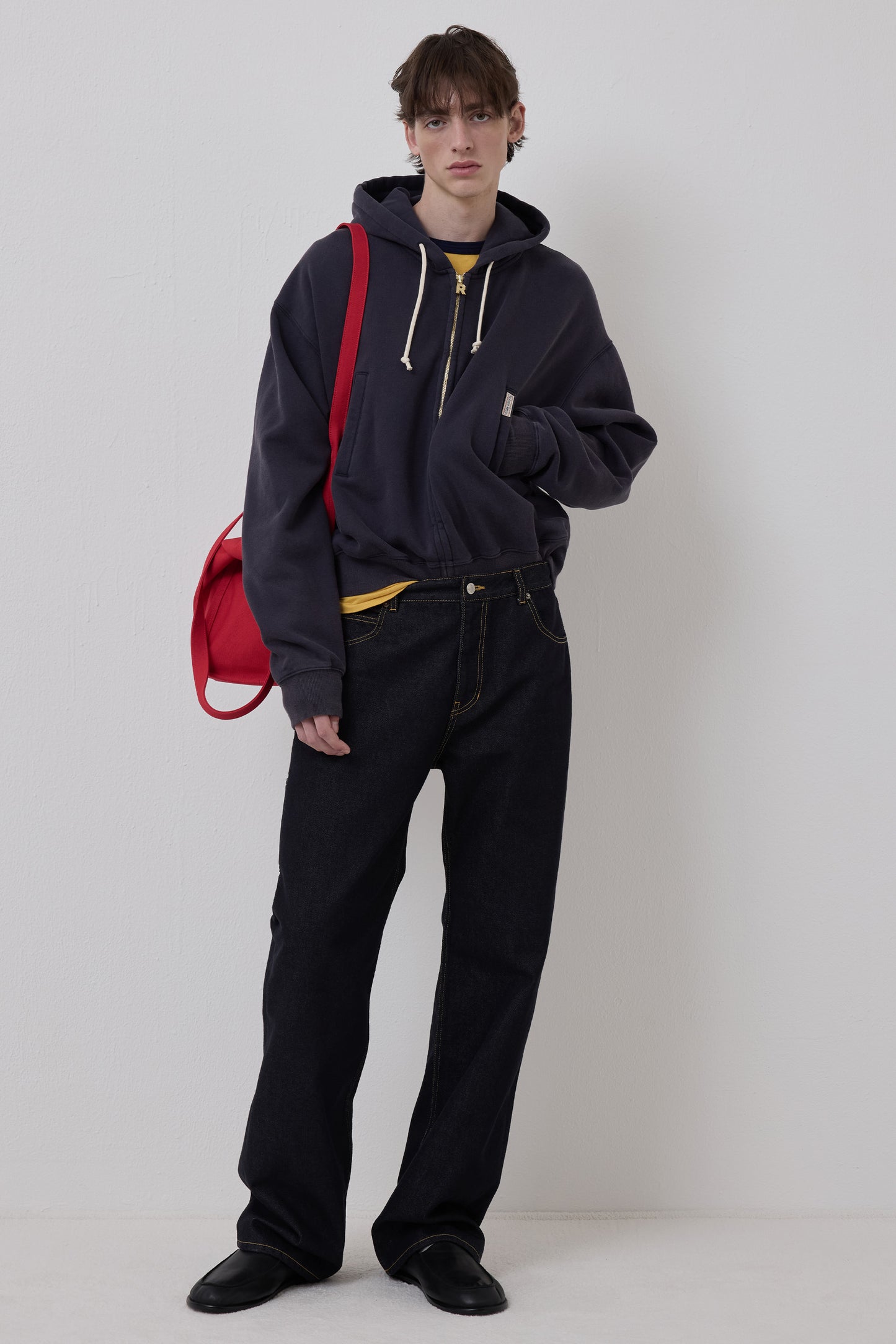 EASY UNIFORM DENIM PANTS DARK BLUE(MEN'S)