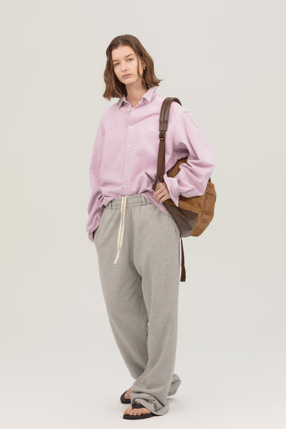 WIRE OXFORD WASHED SHIRT PINK