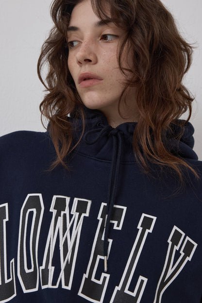 LONELY/LOVELY FLUFF HOODIE NAVY