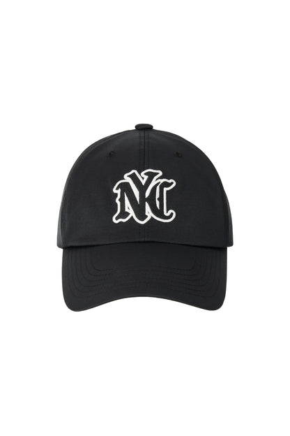 NYC NYLON BALL CAP BLACK