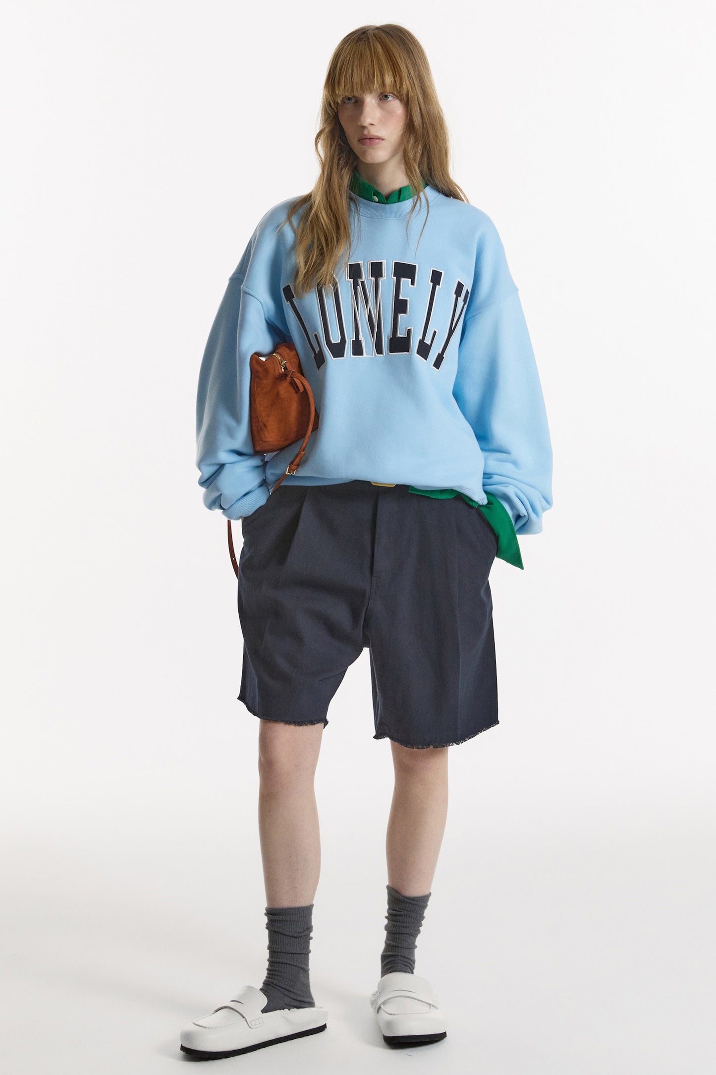 LONELY/LOVELY SWEATSHIRT SKY BLUE