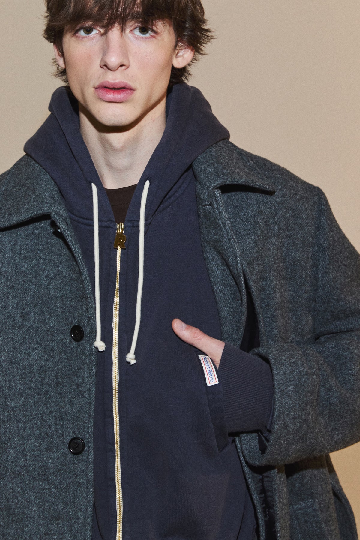 [PREVIEW]ARCHIVE WOOL COAT GRAY