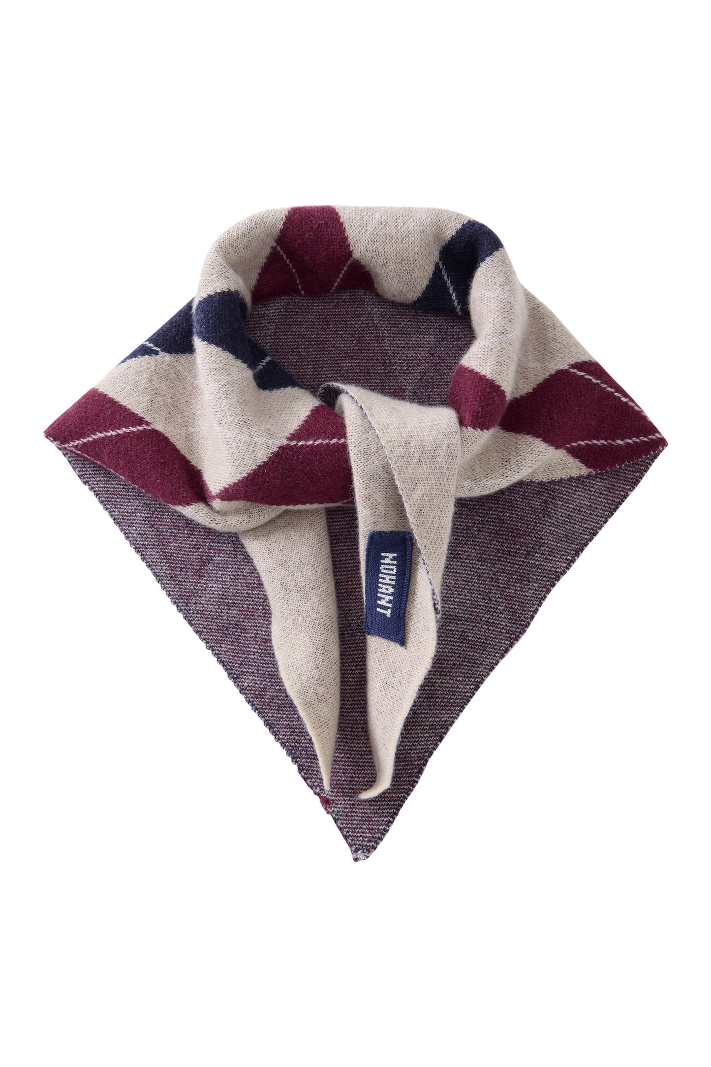 ARGYLE PREPPY MINI SCARF BEIGE