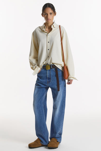ESSENTIAL OXFORD SHIRT IVORY