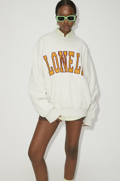 LONELY/LOVELY FLUFF SWEATSHIRT OATMEAL