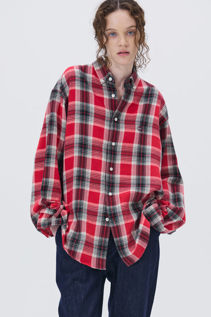 WESTERN CHECK SHIRT RED