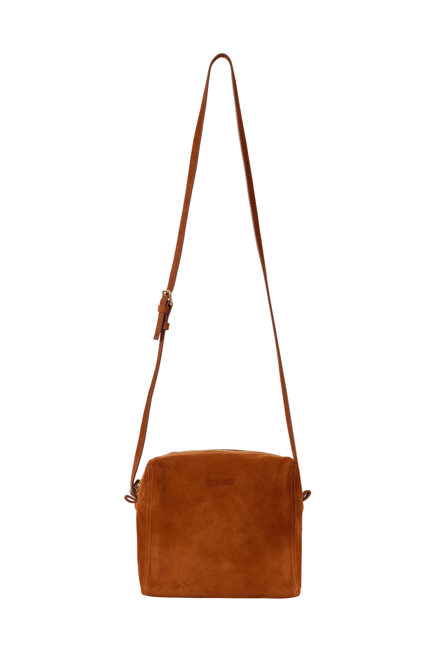 SUEDE PICNIC BAG CAMEL