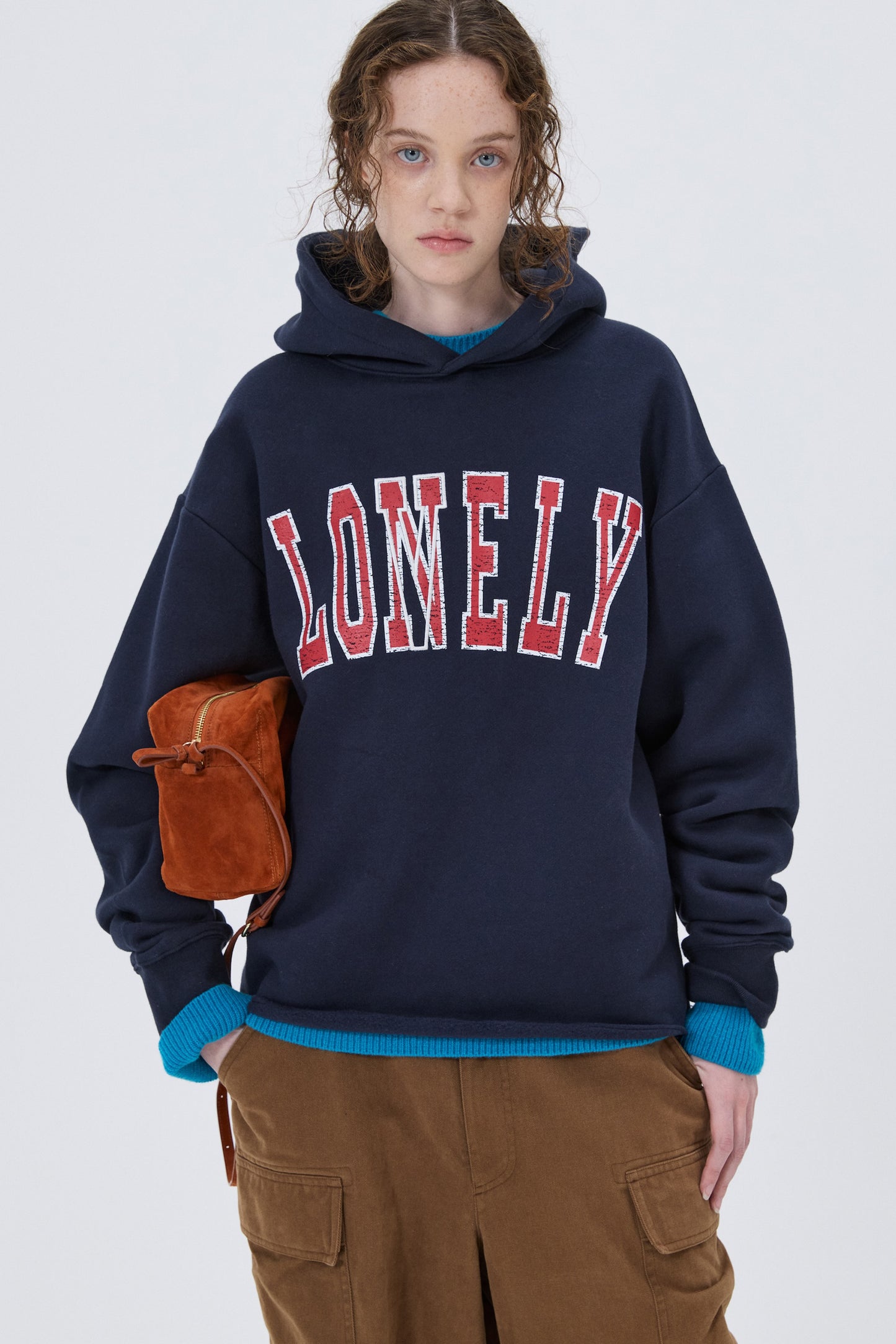 SUEDE PICNIC BAG CAMEL