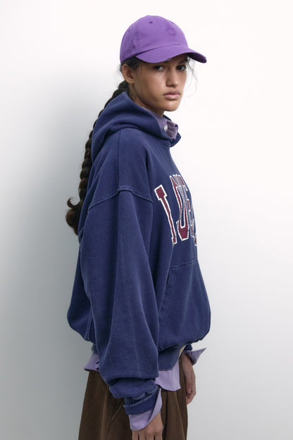 BACK PIXEL LOGO BALL CAP PURPLE