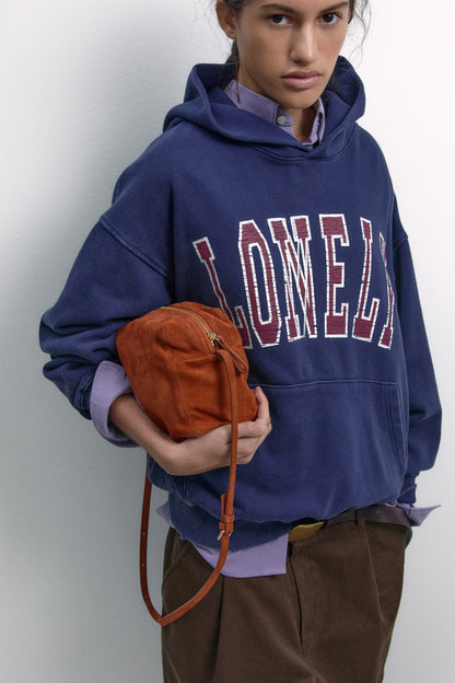 LONELY/LOVELY SALT WASHED HOODIE NAVY