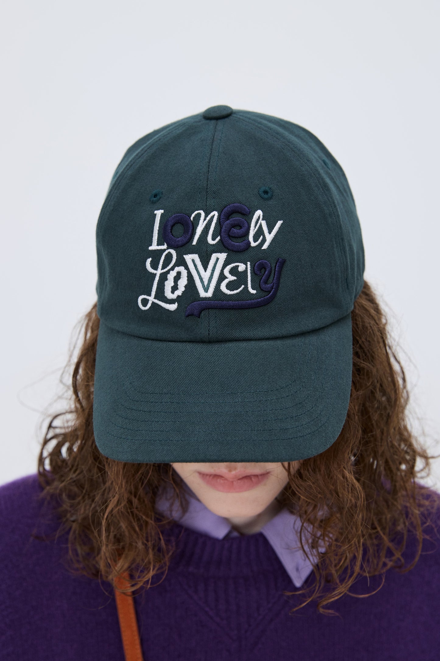 LNLV DOODLE LOGO BALL CAP GREEN(STANDARD FIT)