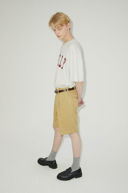 LONELY/LOVELY SHORT SLEEVE T SHIRT OATMEAL