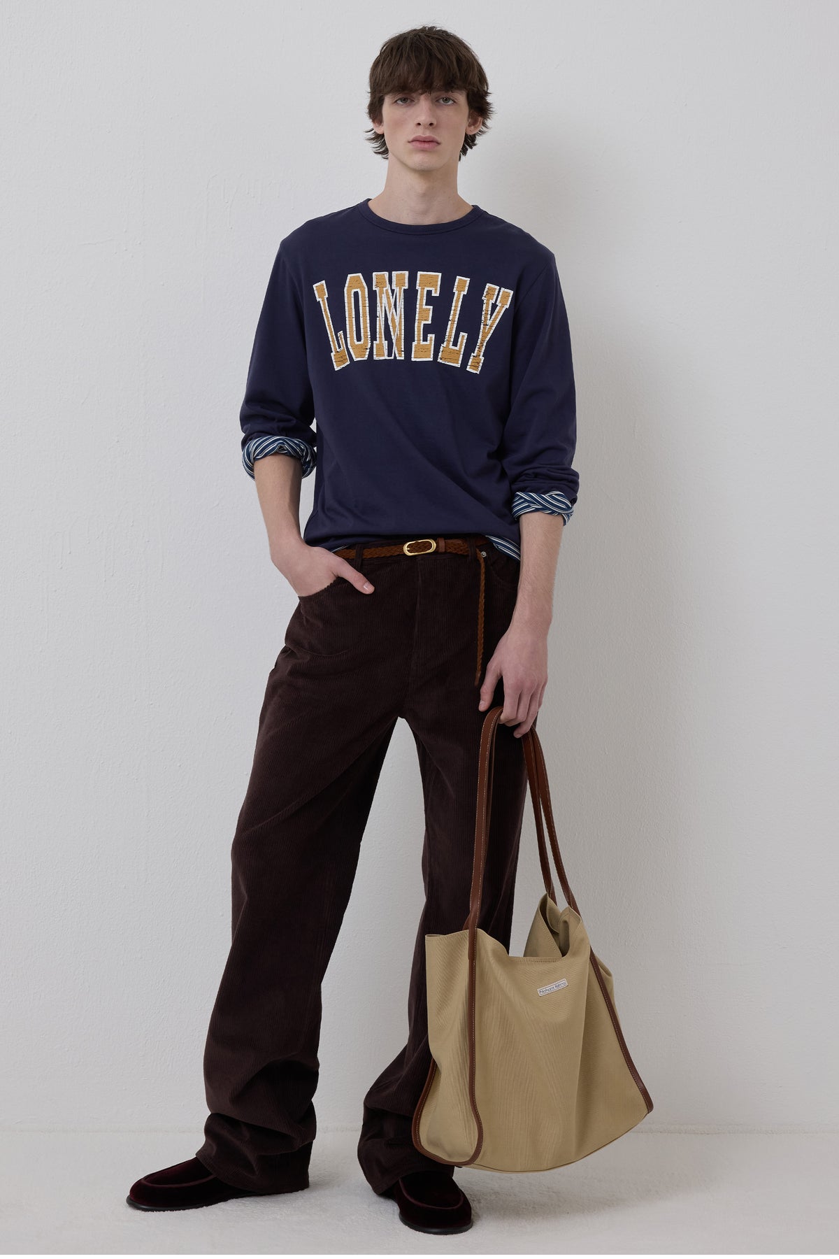 EASY UNIFORM CORDUROY PANTS BROWN(MEN'S)-COMING SOON