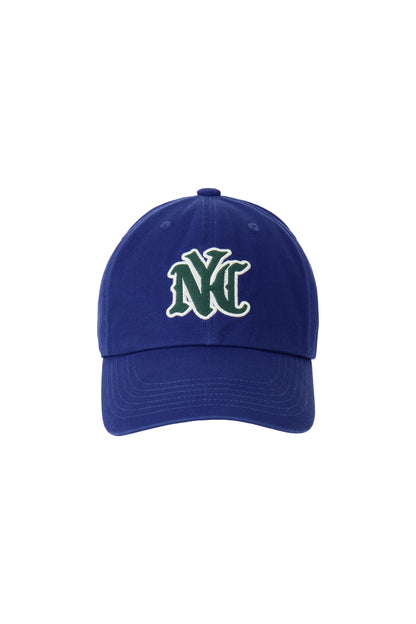 NYC FELT LOGO BALL CAP BLUE