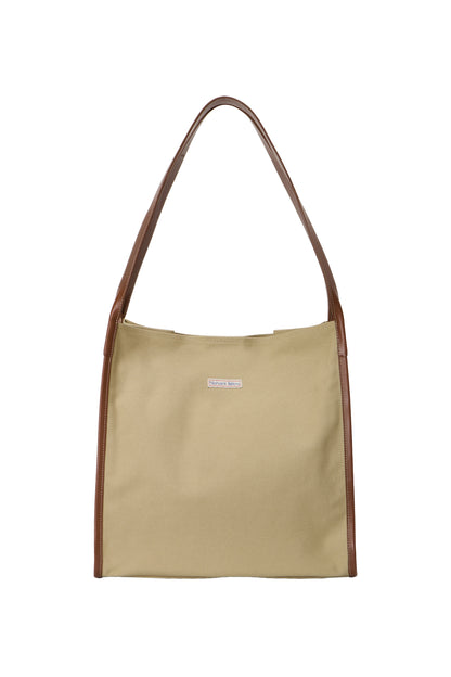 PIPING CARRYALL CAMPUS BAG BEIGE