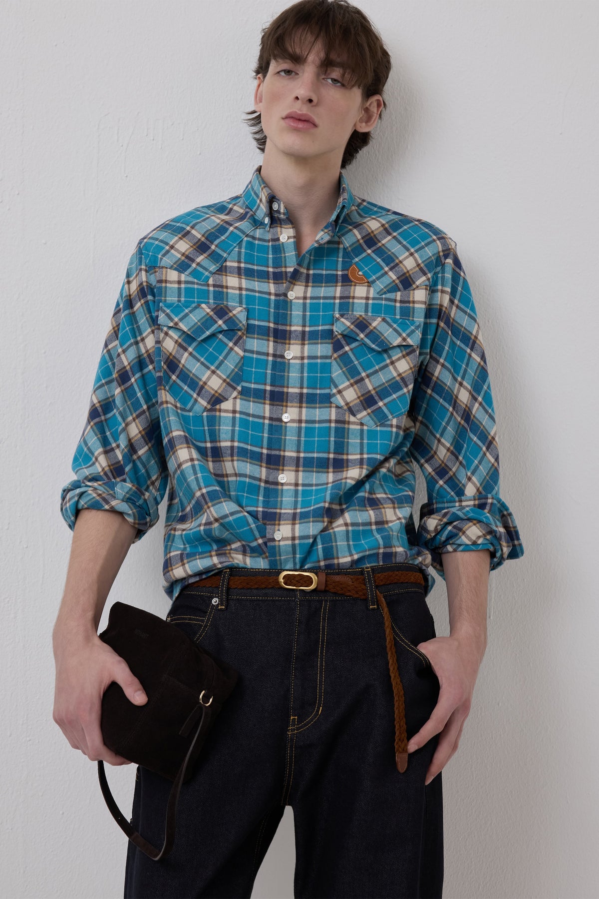 IVY WESTERN SHIRT BLUE