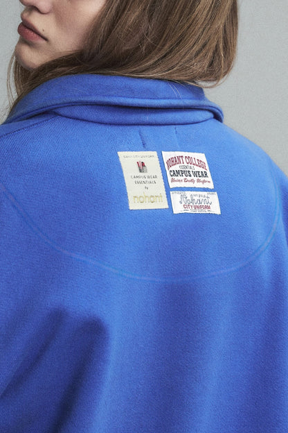 WASHED HEAVYWEIGHT FRENCH JACKET BLUE