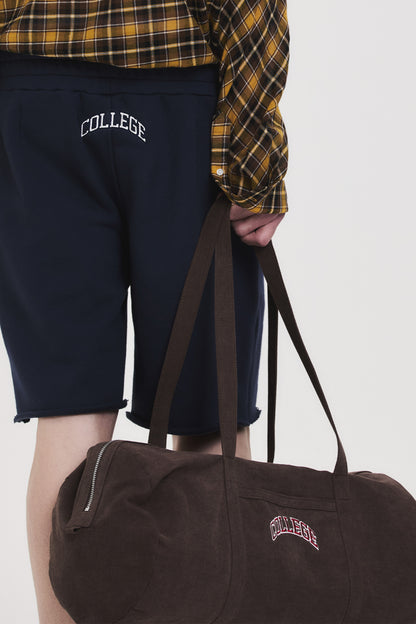 CANVAS DUFFEL BAG BROWN