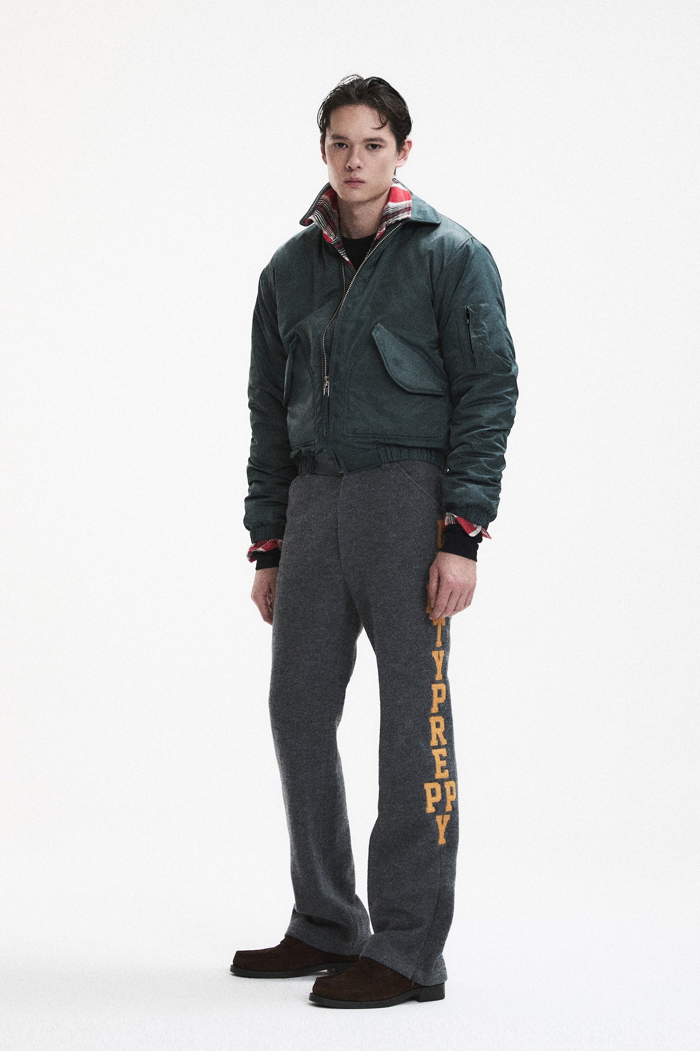 NYLON UTILITY BLOUSON GREEN
