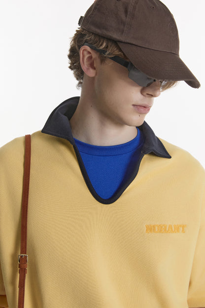 CLASSIC V-NECK SWEATSHIRT YELLOW