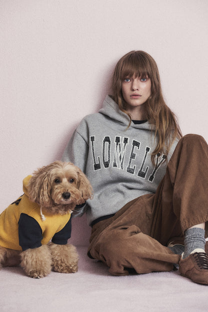PET LONELY/LOVELY HOODIE YELLOW